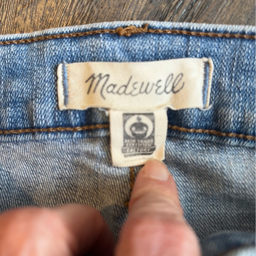 Madewell High-Rise Skinny Crop Jeans - Size 28 - Picture 9 of 14